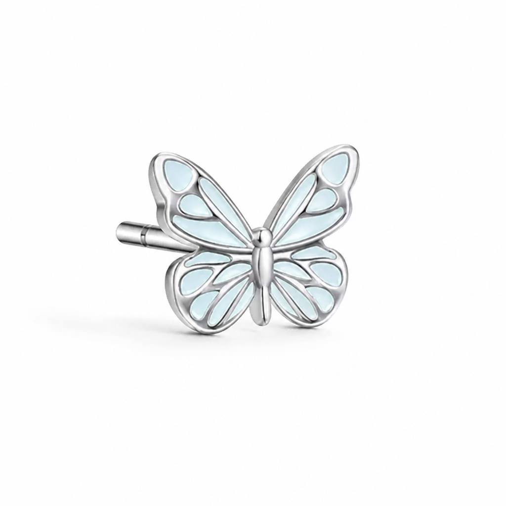 Necklace & Bracelet Butterfly Charm Glow-In-The-Dark