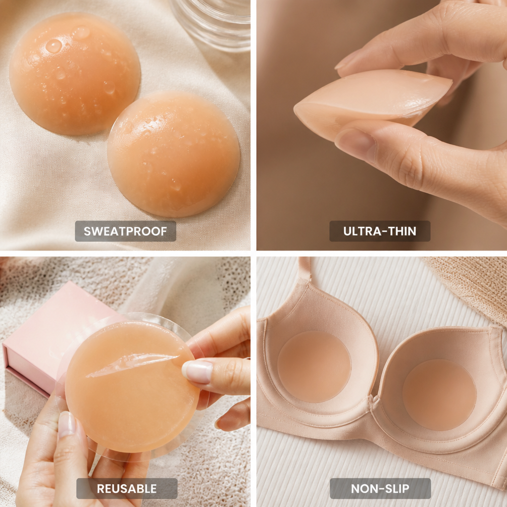 Nipple Covers Silicone Invisible Sweatproof