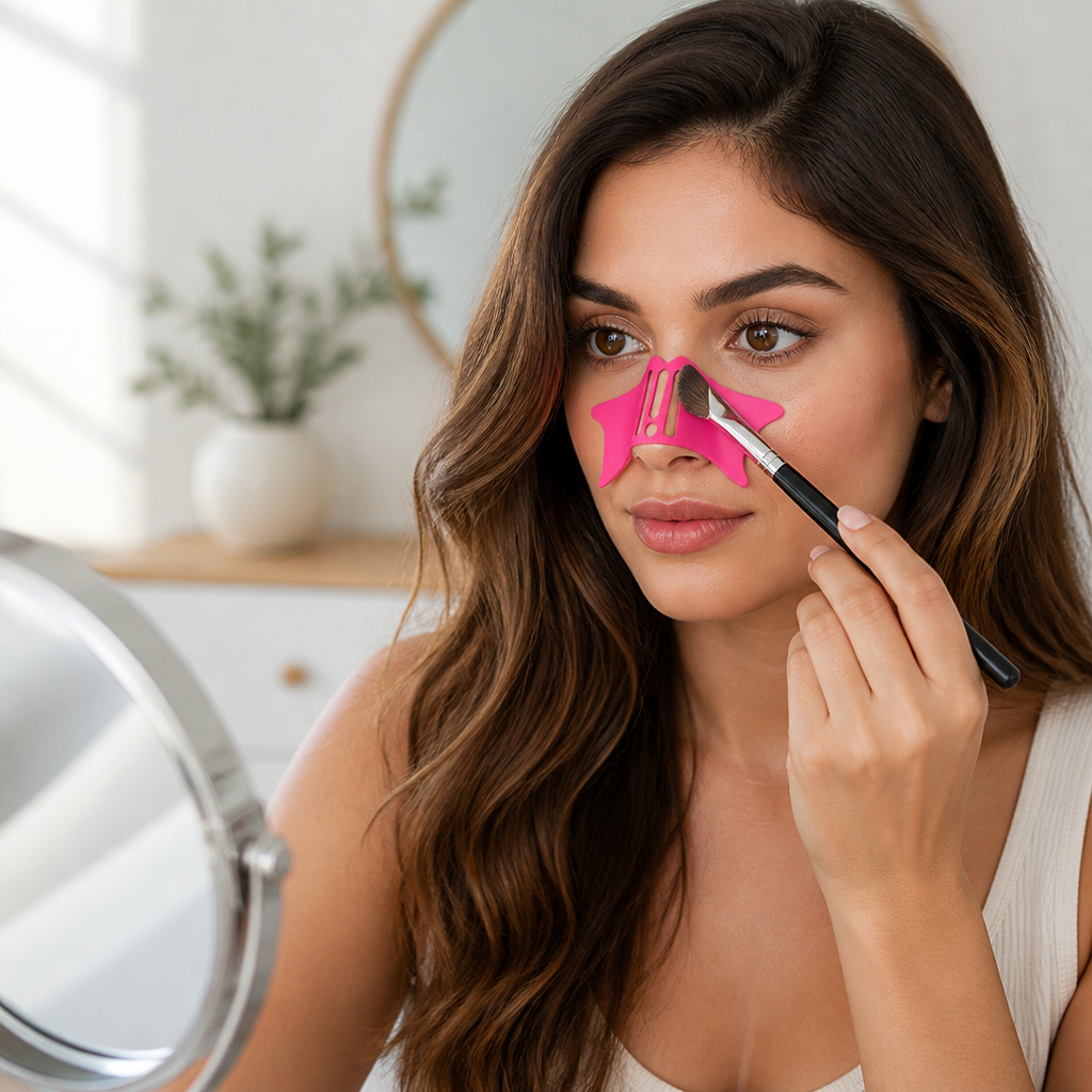 Nose Contour Tool Precision Silicone Template