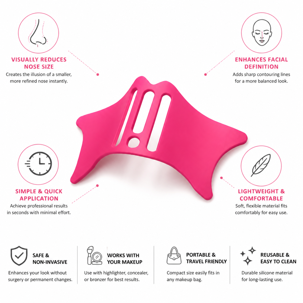 Nose Contour Tool Precision Silicone Template