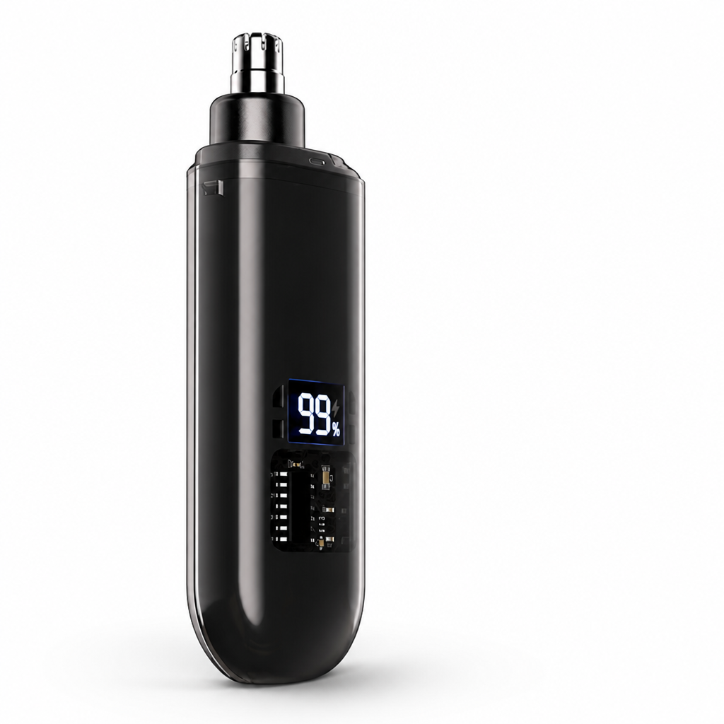 Nose Hair Trimmer Rounded Blade Waterproof USB Type-C