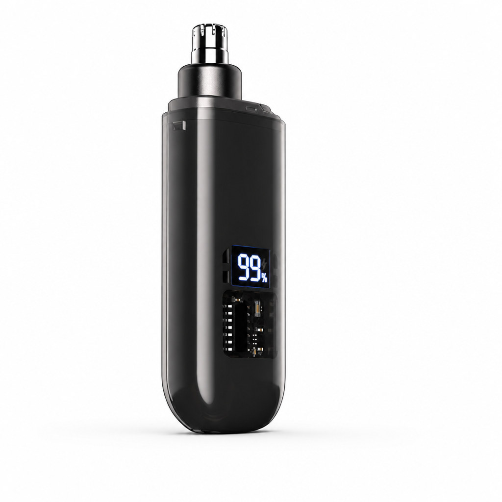 Nose Hair Trimmer Rounded Blade Waterproof USB Type-C