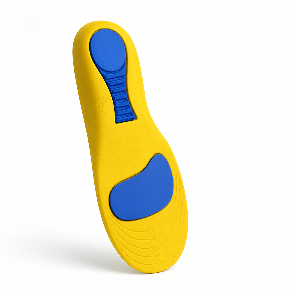 Orthopedic Insoles Heel & Arch Support Moisture-Wicking Non-Slip Base