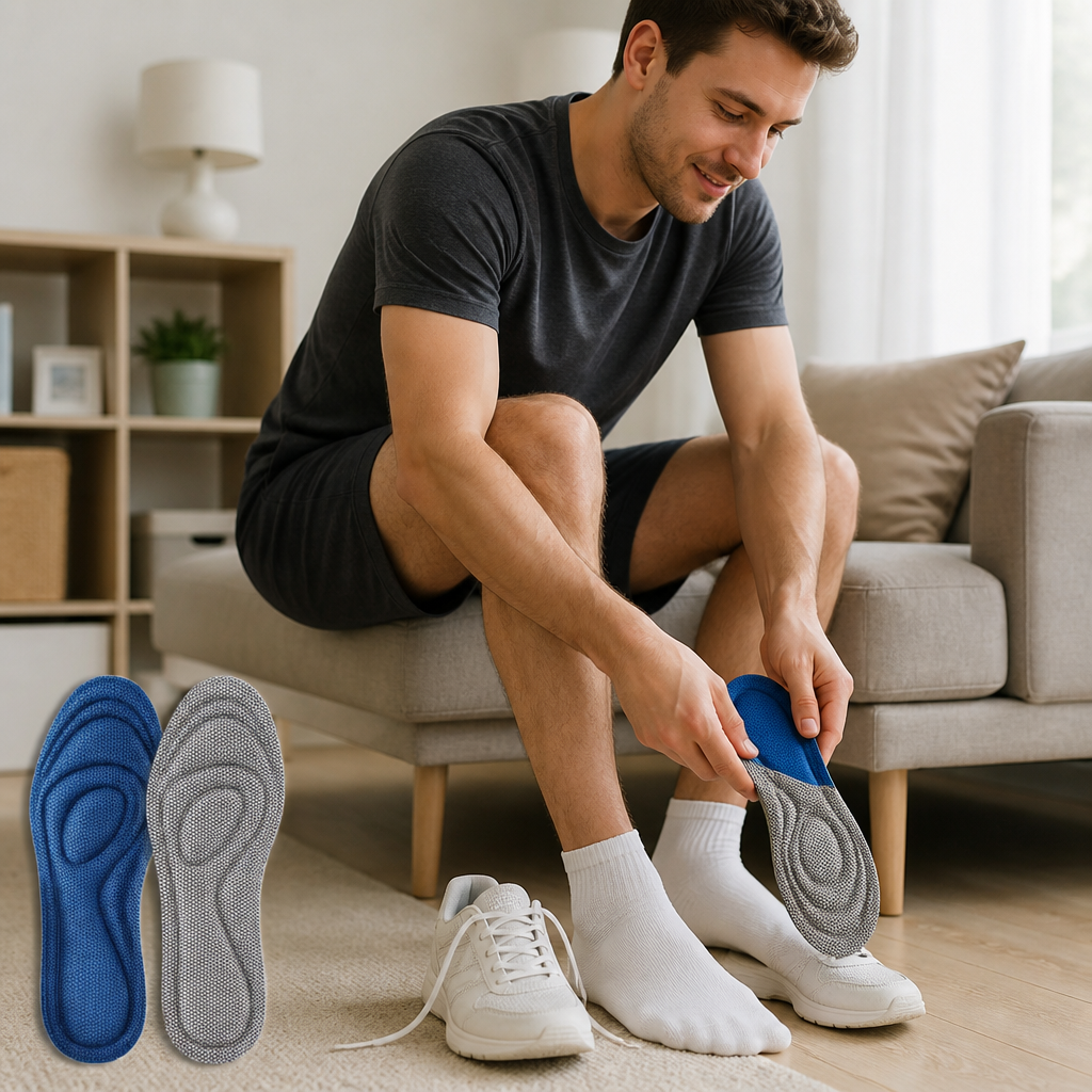 Orthopedic Insoles Memory Foam Sweat-Absorbing & Odor Control
