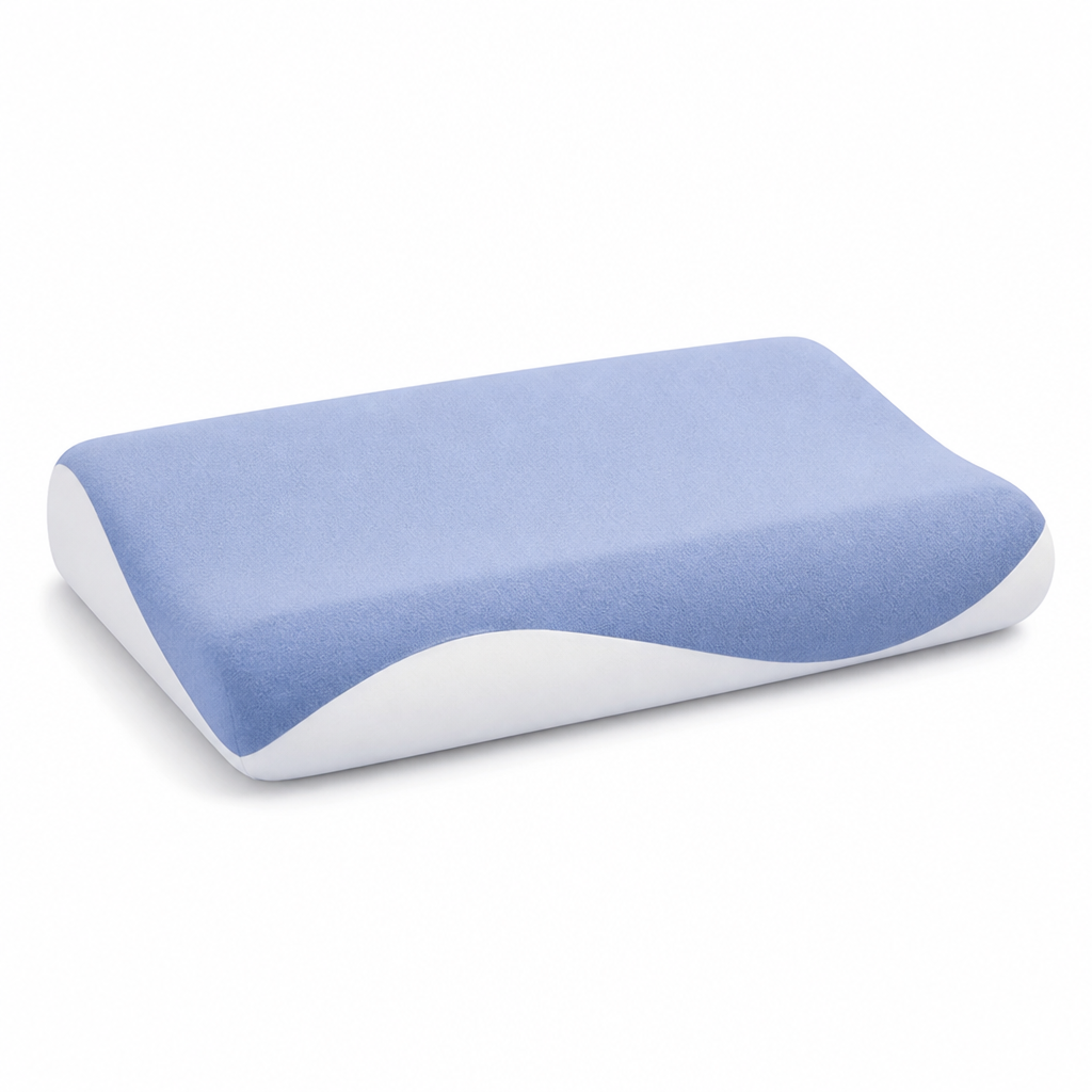 Orthopedic Pillow Contour Memory Foam Removable & Washable Cover