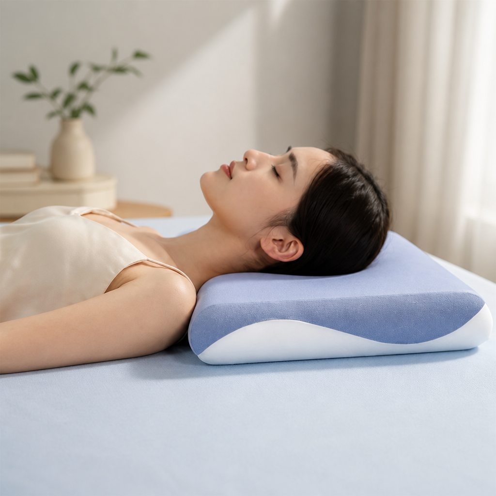 Orthopedic Pillow Ergonomic Contour Breathable Memory Foam