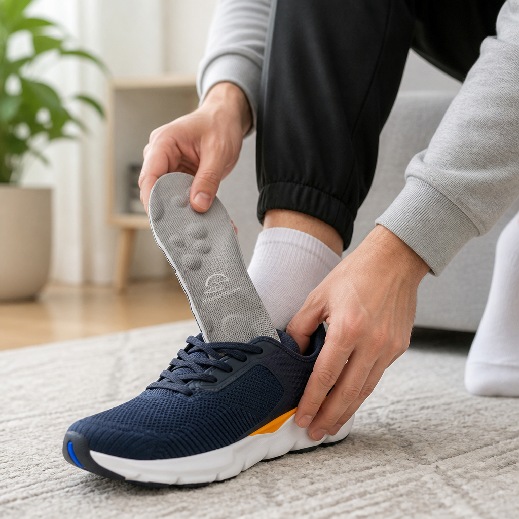 Orthotic Insoles 4D Contour Shock-Absorbing Arch Support