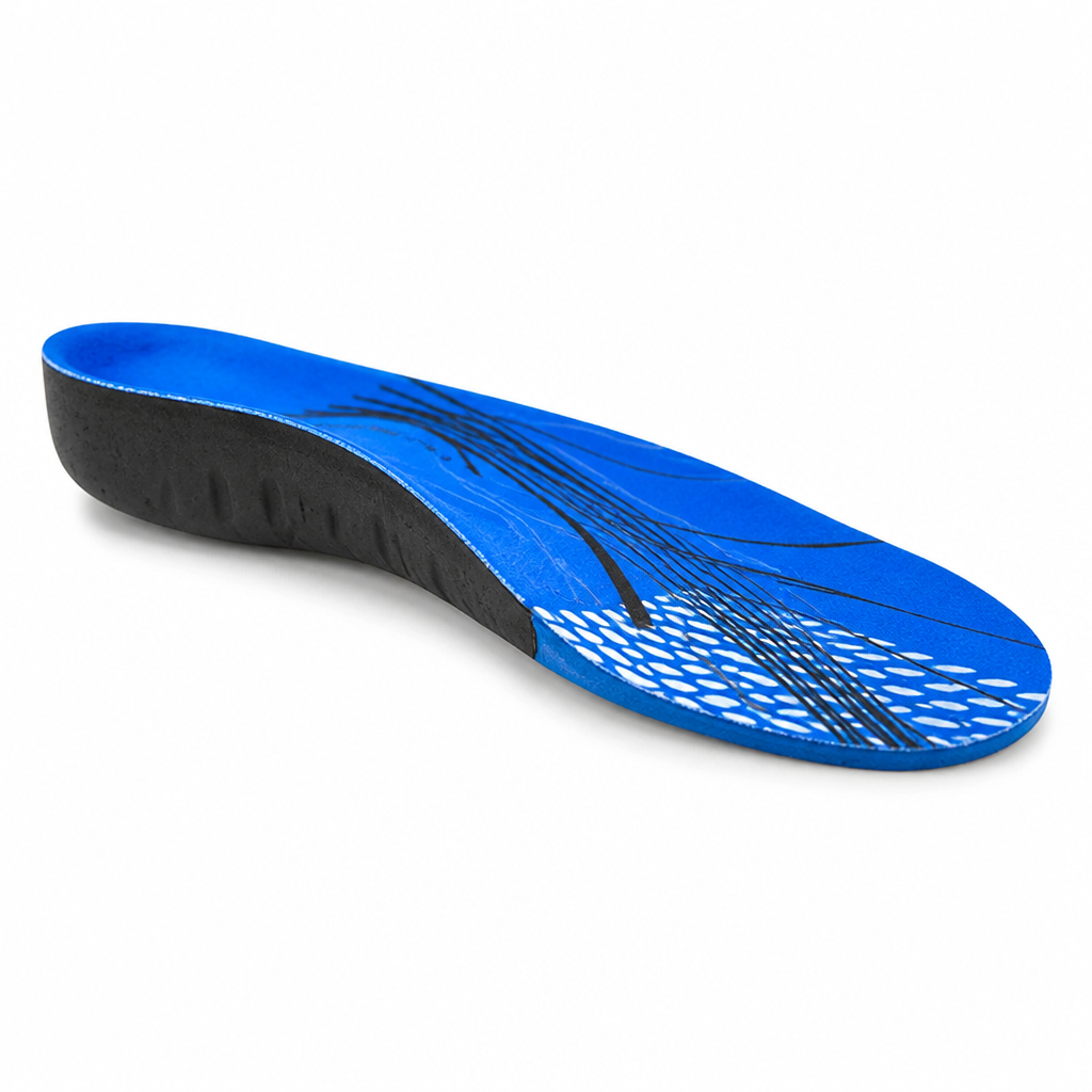 Orthotic Insoles Built-Up Arch Support Shock-Absorbing Heel Cup