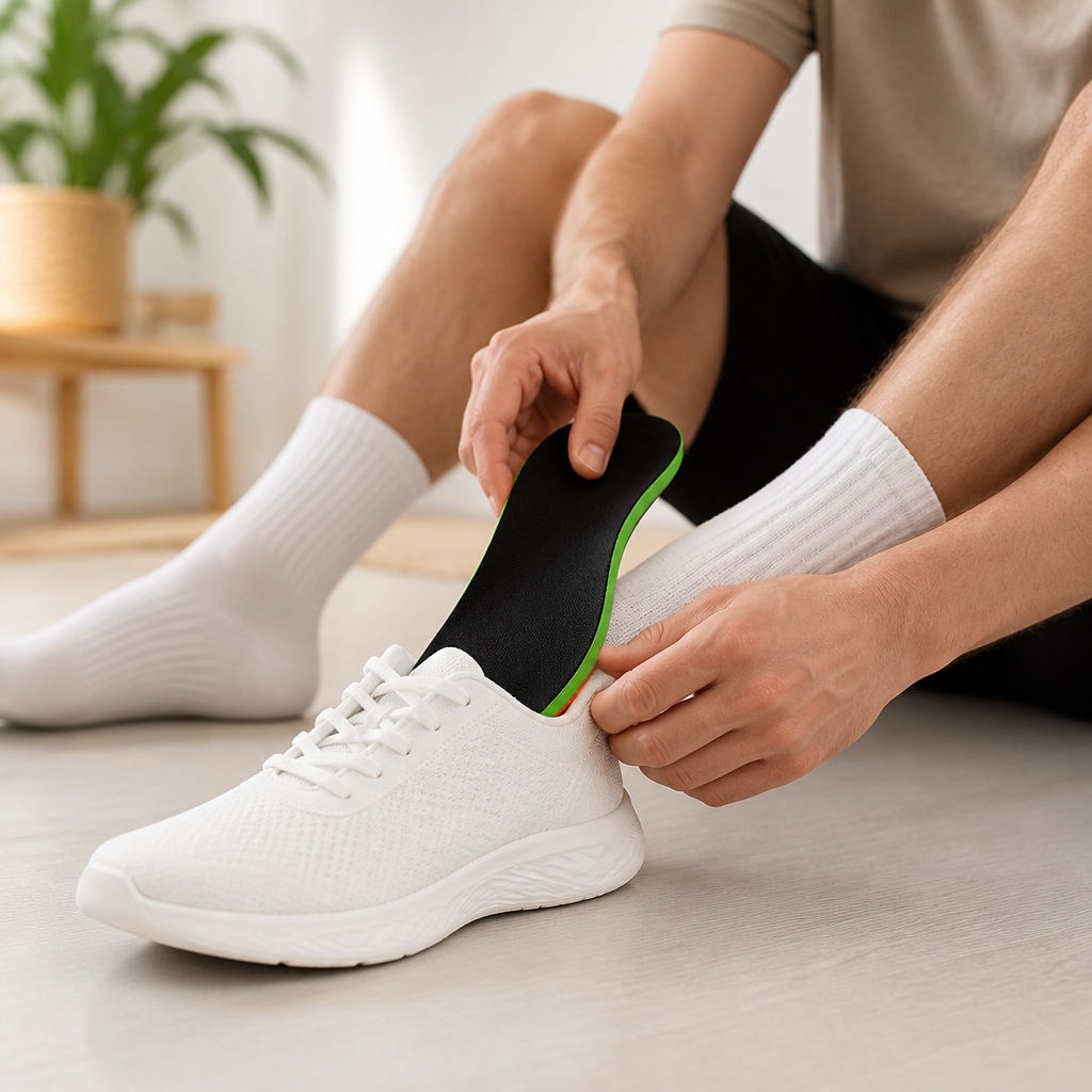 Orthotic Insoles Firm Arch Support Breathable & Trimmable