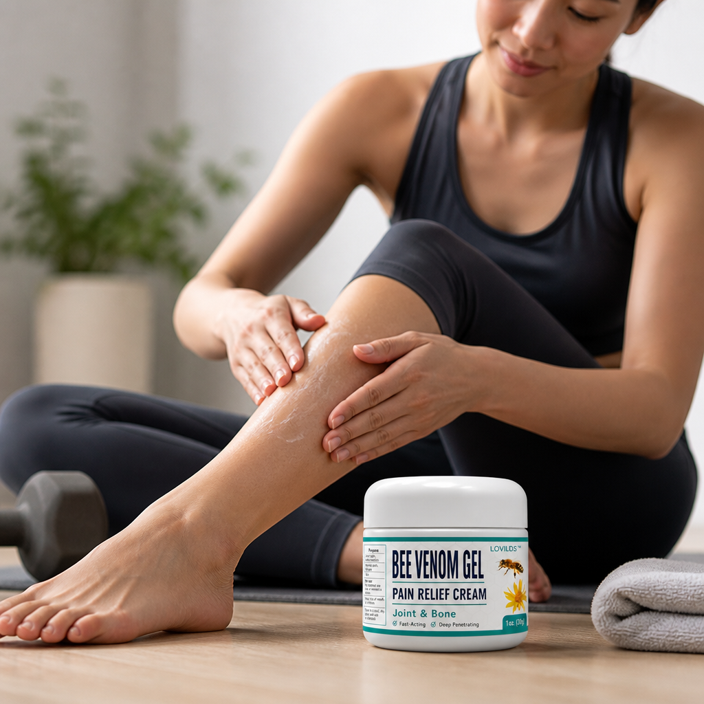 Pain Relief Cream Warming Bee Venom Fast-Absorbing