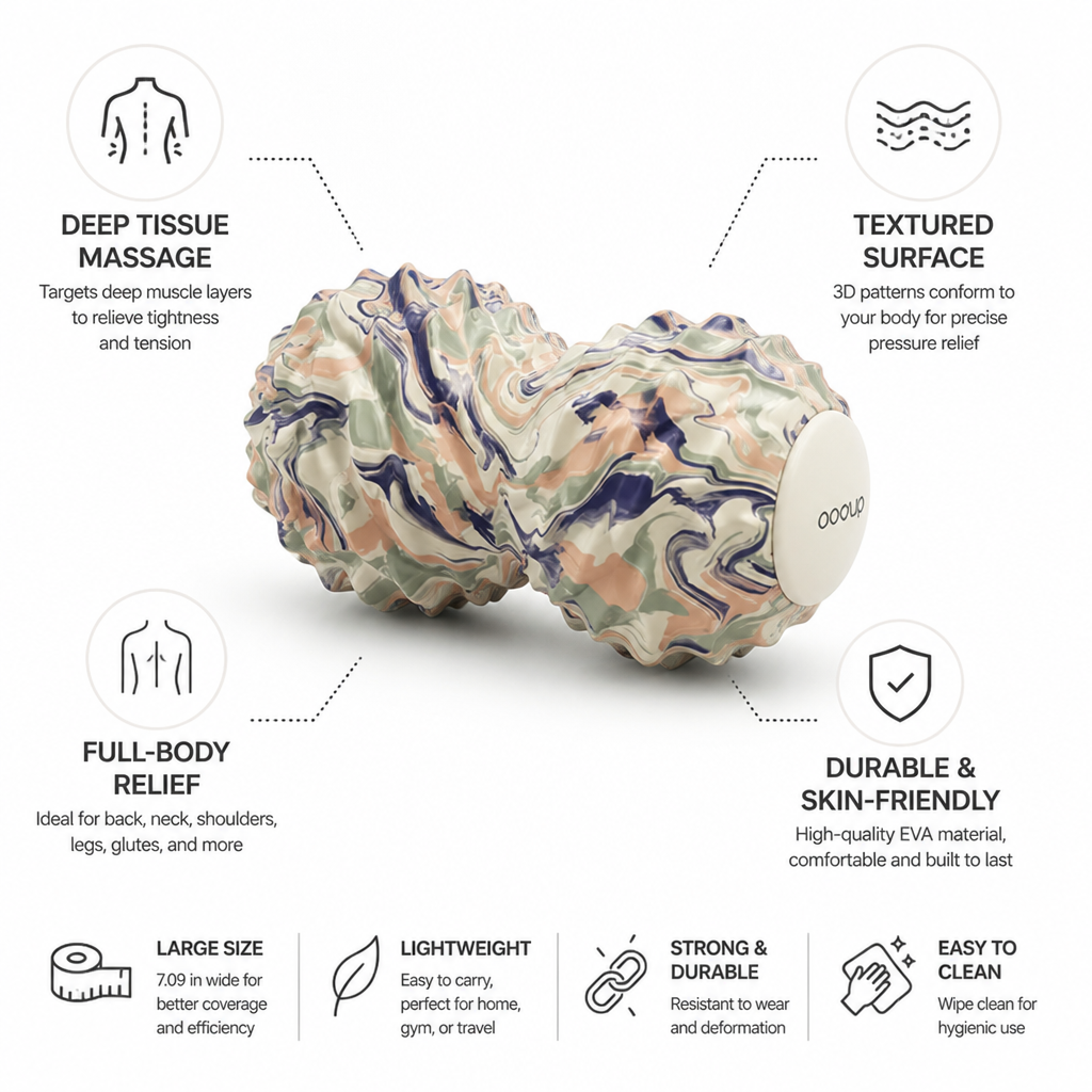 Peanut Massage Ball Large Textured EVA