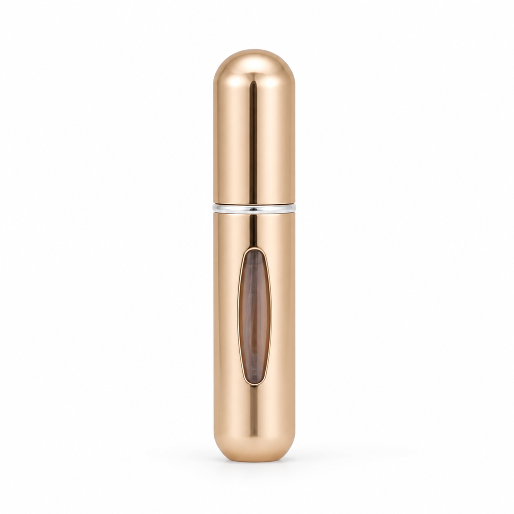 Perfume Atomizer Lipstick-Size Refillable 5ml Aluminum Case