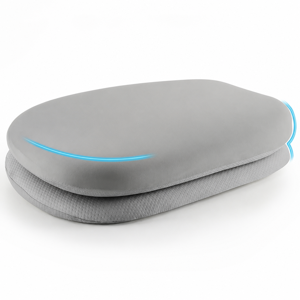 Pillow Contoured Memory Foam Cooling Removable Cover