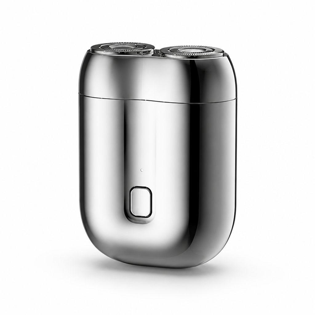 Pocket Electric Shaver Stainless Steel Foil USB Rechargeable 60-Min Runtime