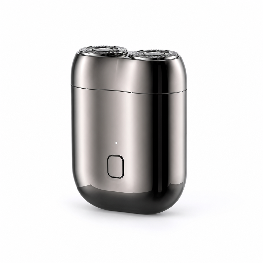 Pocket Electric Shaver Stainless Steel Foil USB Rechargeable 60-Min Runtime