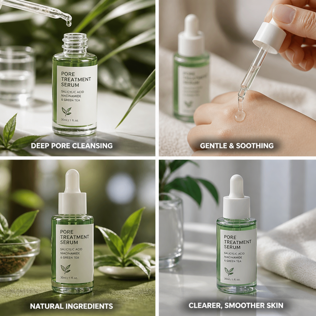 Pore Treatment Serum Salicylic Acid Niacinamide & Green Tea