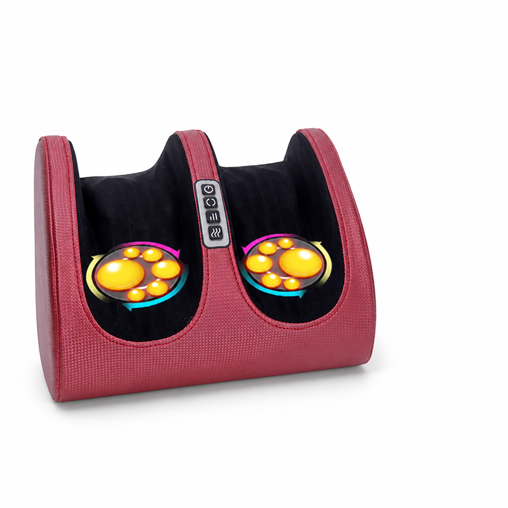 Portable Shiatsu Kneading Foot Massager With Heat (12 3D Massage Nodes)