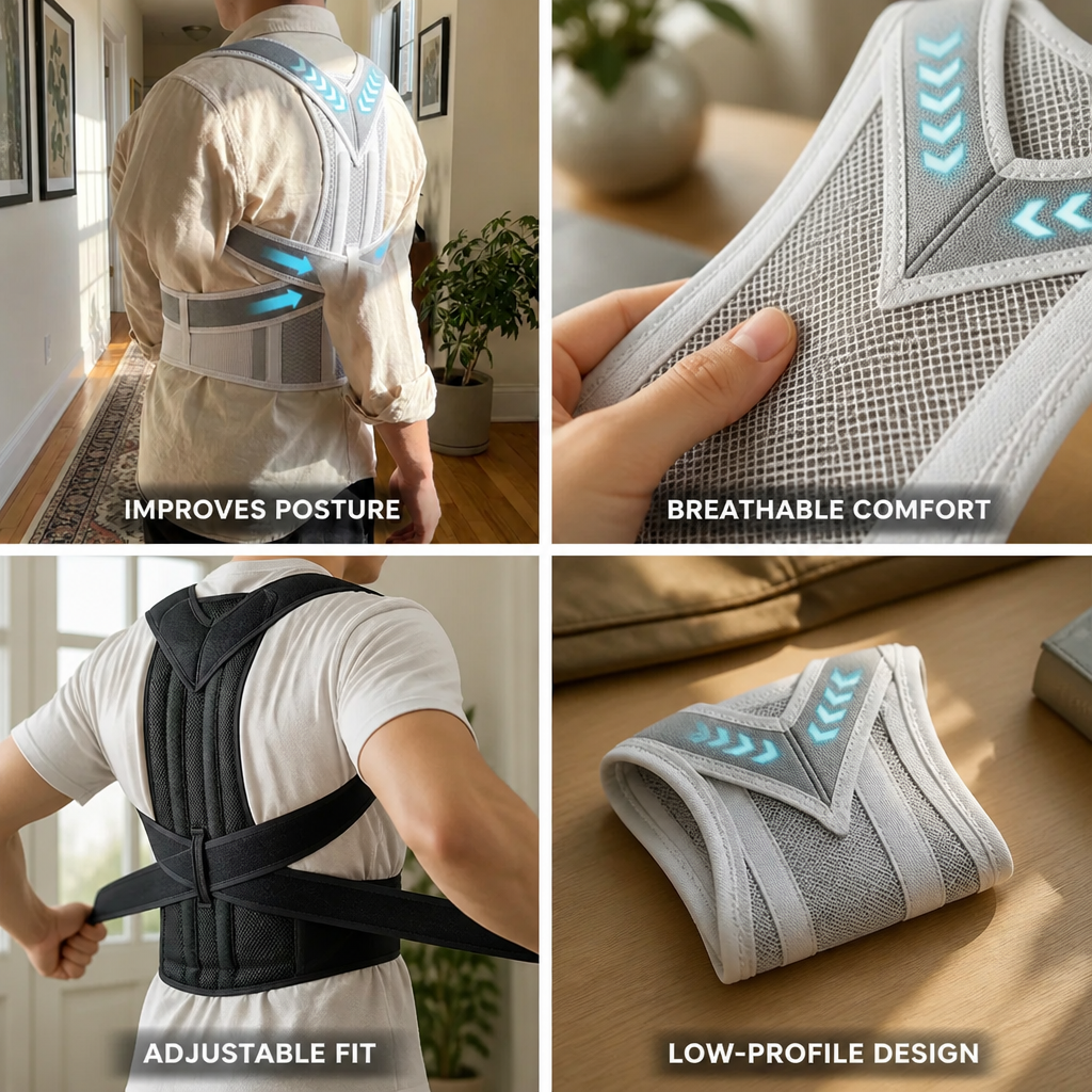 Posture Corrector Invisible & Adjustable Breathable