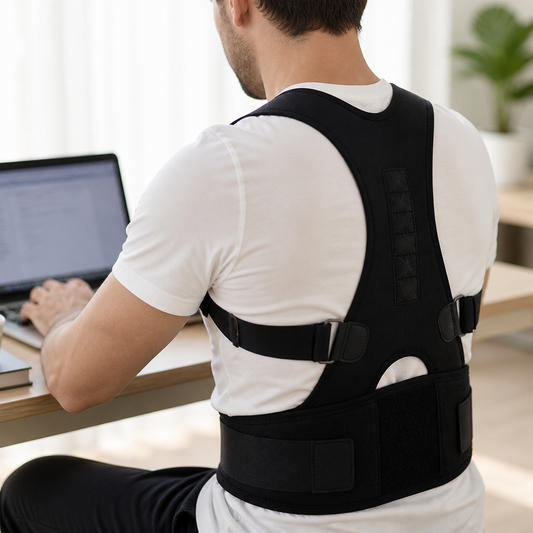 Posture Corrector Magnetic Therapy & Adjustable Fit