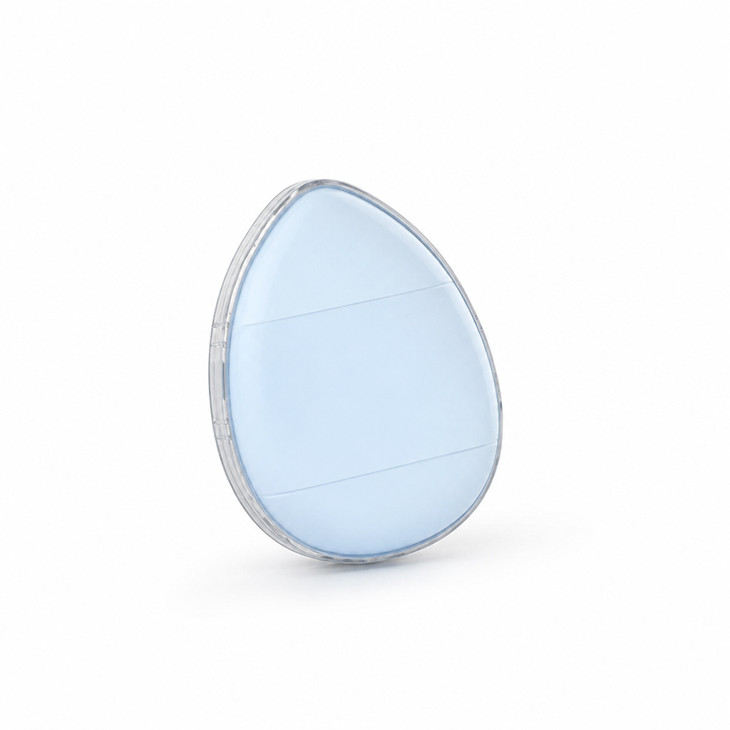 Powder Puff Teardrop Precision Tip & Finger-Size Control