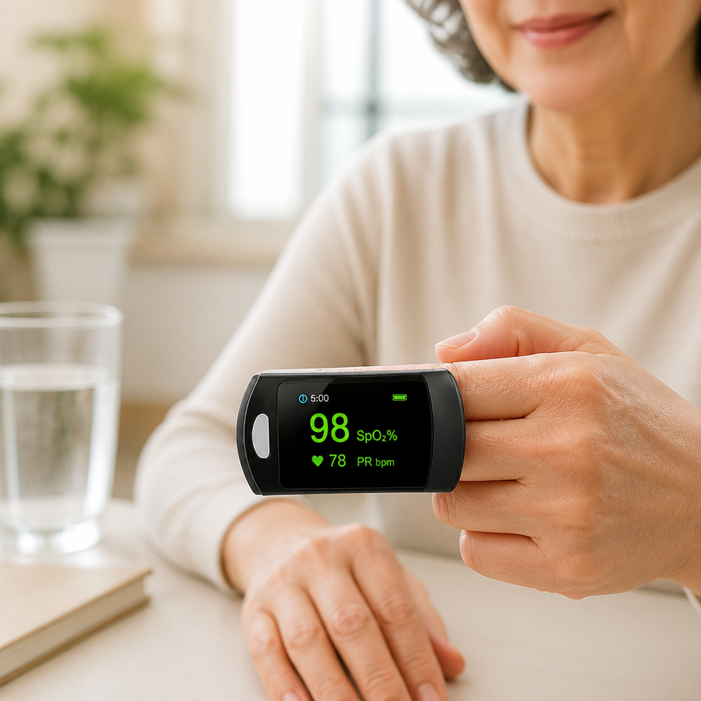 Pulse Oximeter 5-Second Oxygen Saturation & Heart Rate