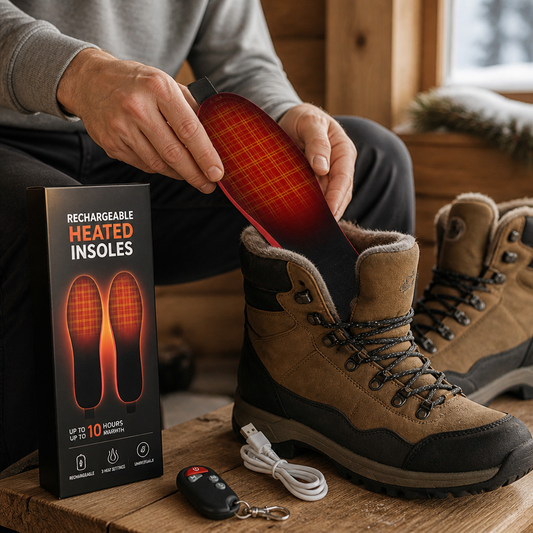 Rechargeable Heated Universal Fit Insoles (Up To 10 Hours Warmth)