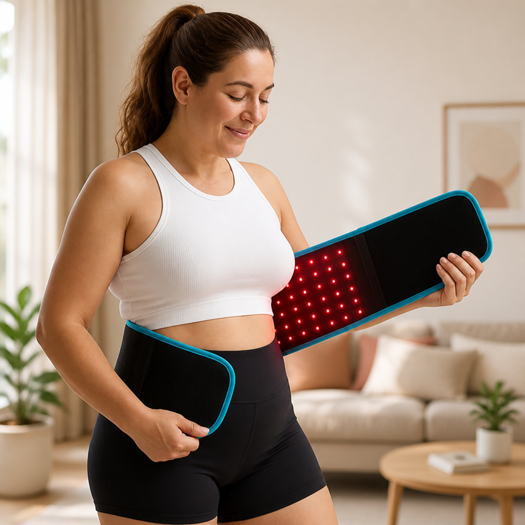 Red Light Therapy Belt Targeted Adjustable Waist Strap