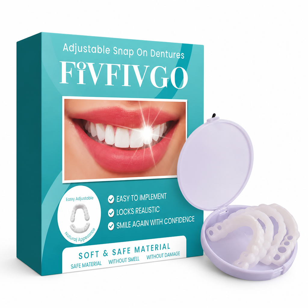 Removable Veneers Snap-On Adjustable Natural-Looking