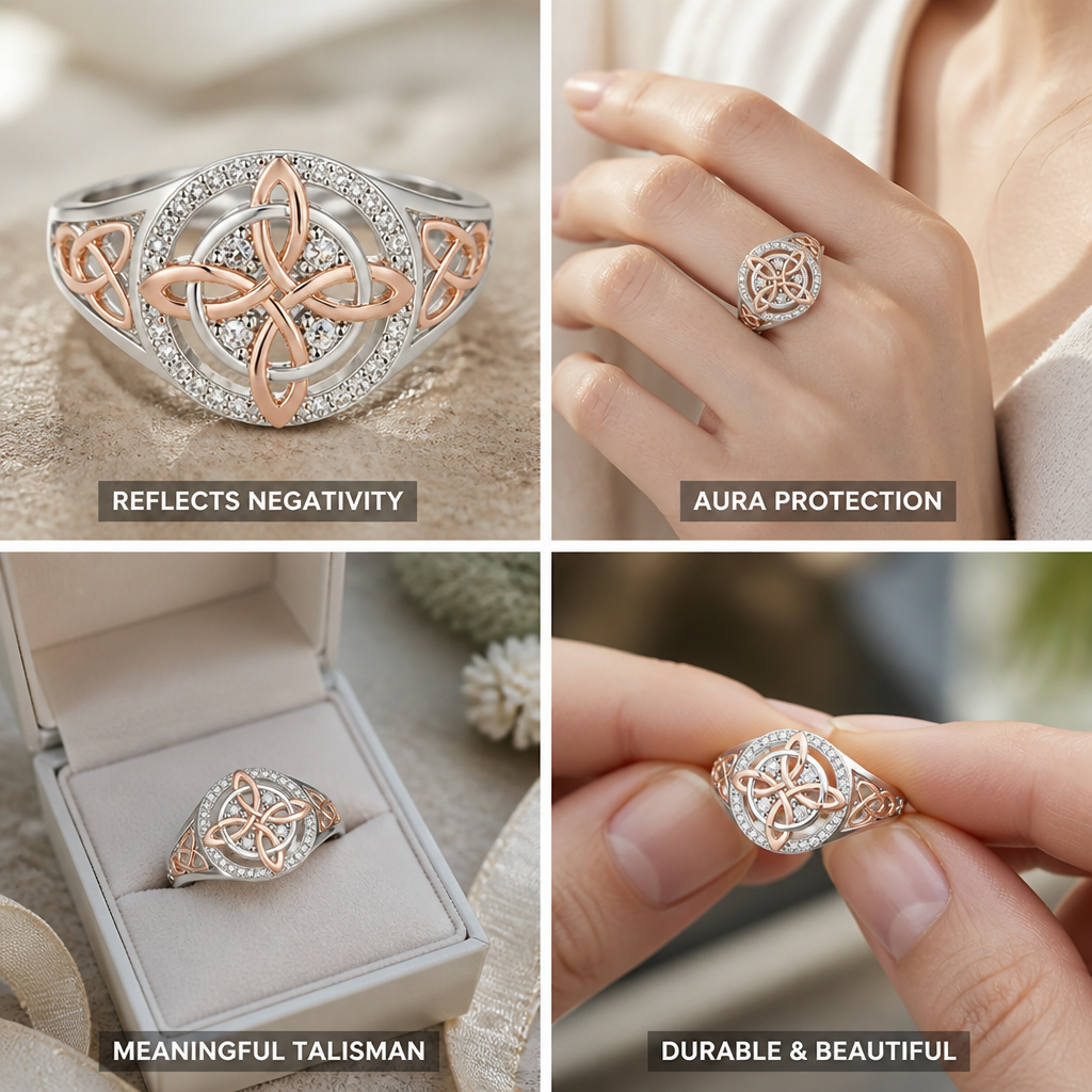 Ring Return-Knot Sterling Silver Rose-Gold Plated