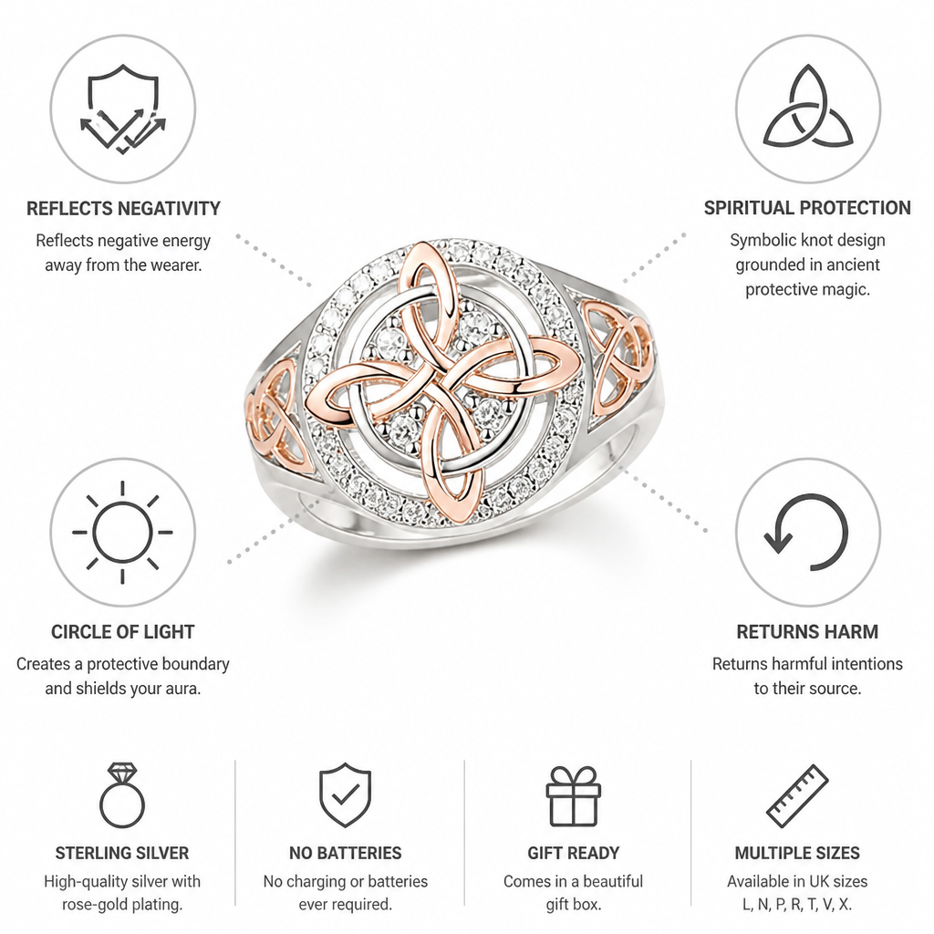 Ring Return-Knot Sterling Silver Rose-Gold Plated