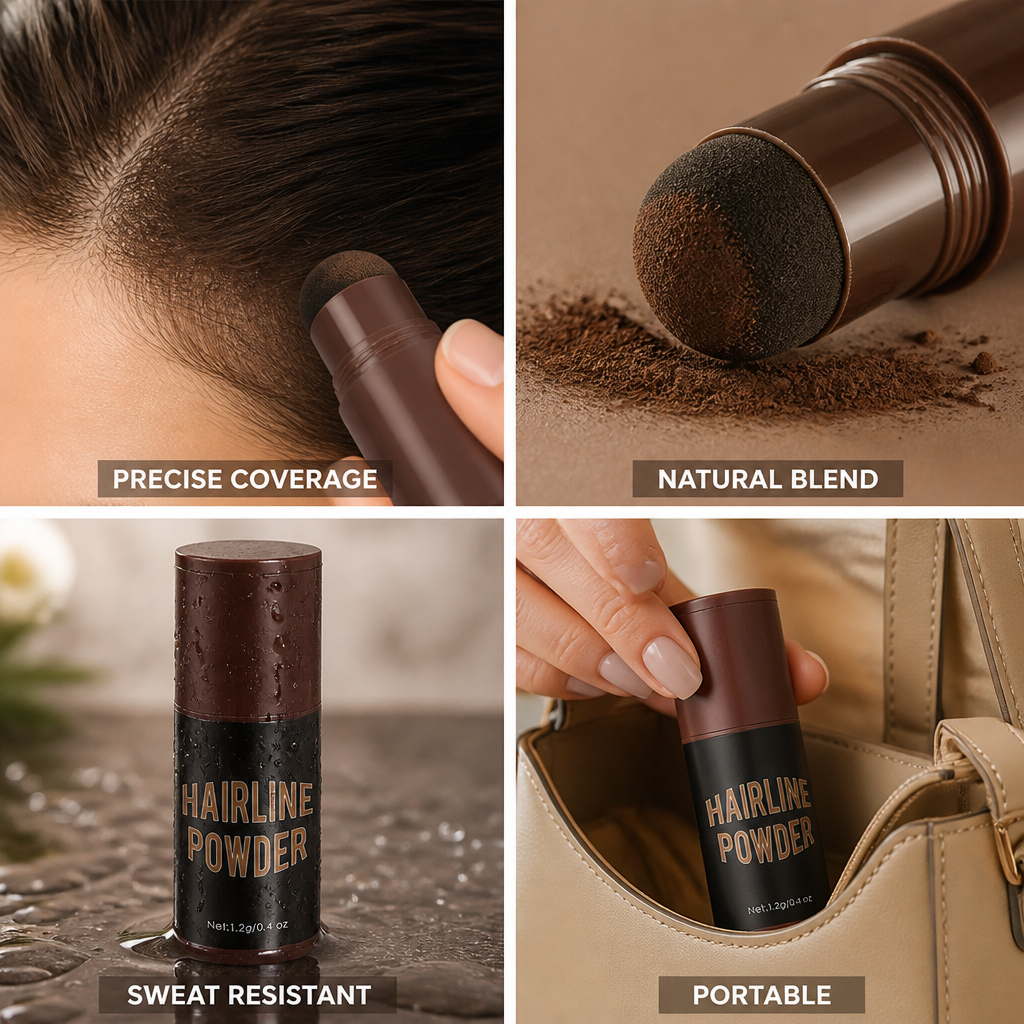 Root Touch-Up Powder Stick Precision Tip & Sweat-Resistant