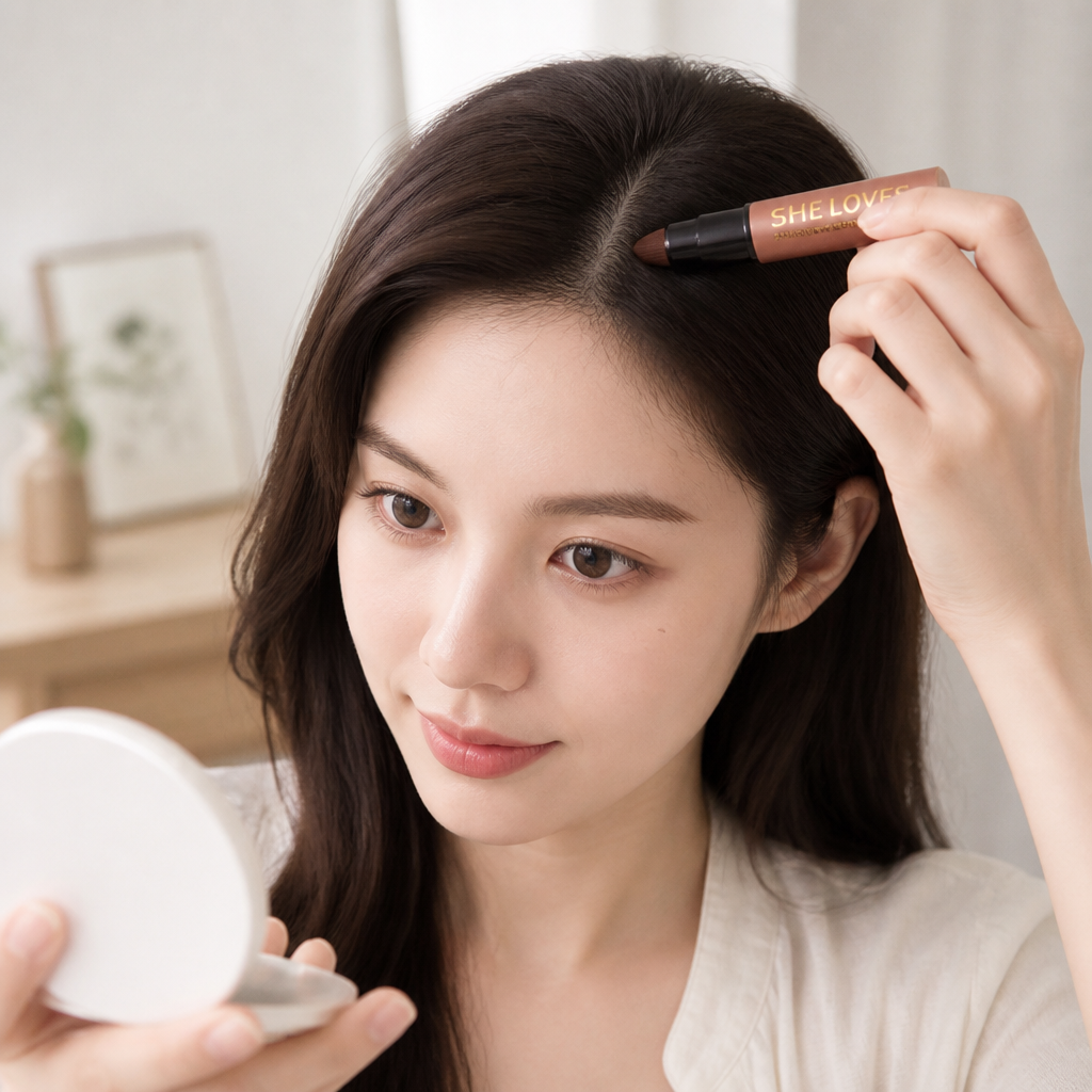 Root Touch-Up Stick Waterproof & Sweat-Resistant Squalane-Enriched