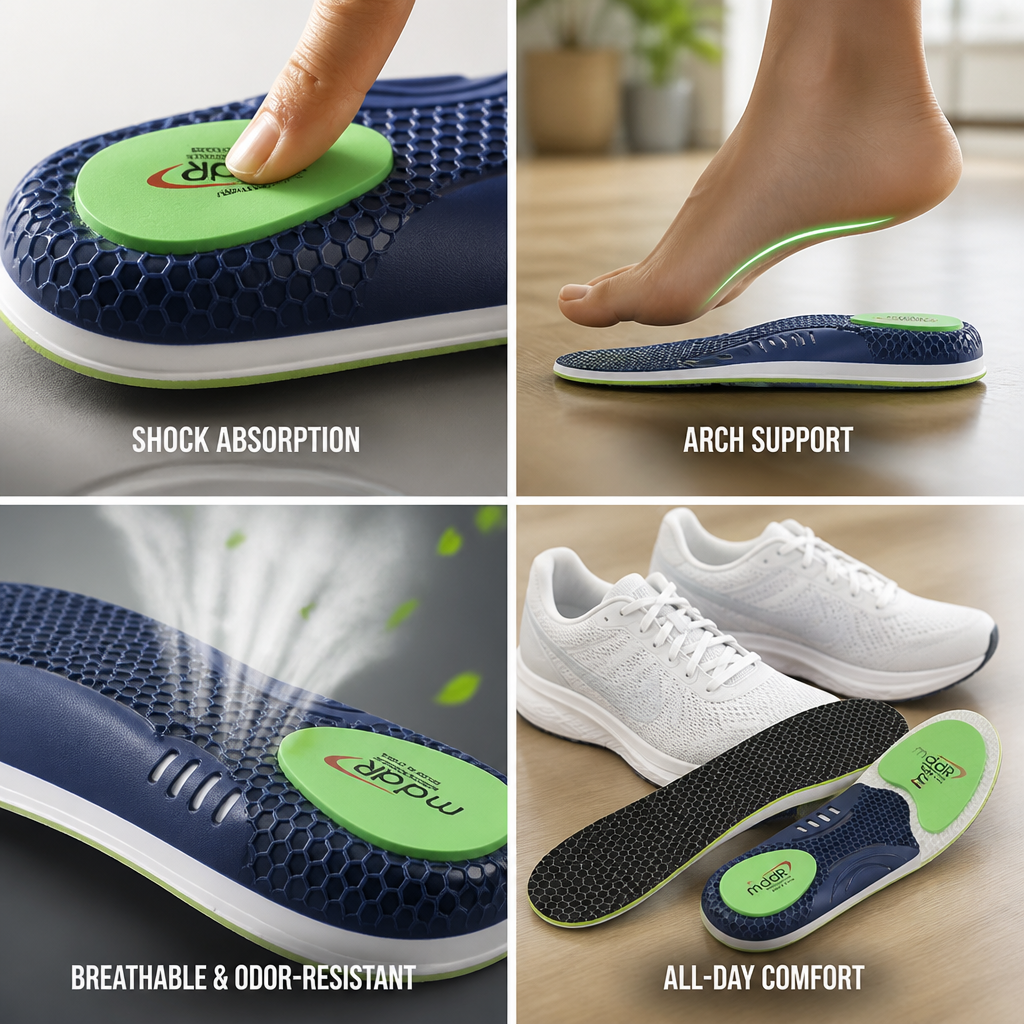 Running Insole Honeycomb Air Cushion Arch Support