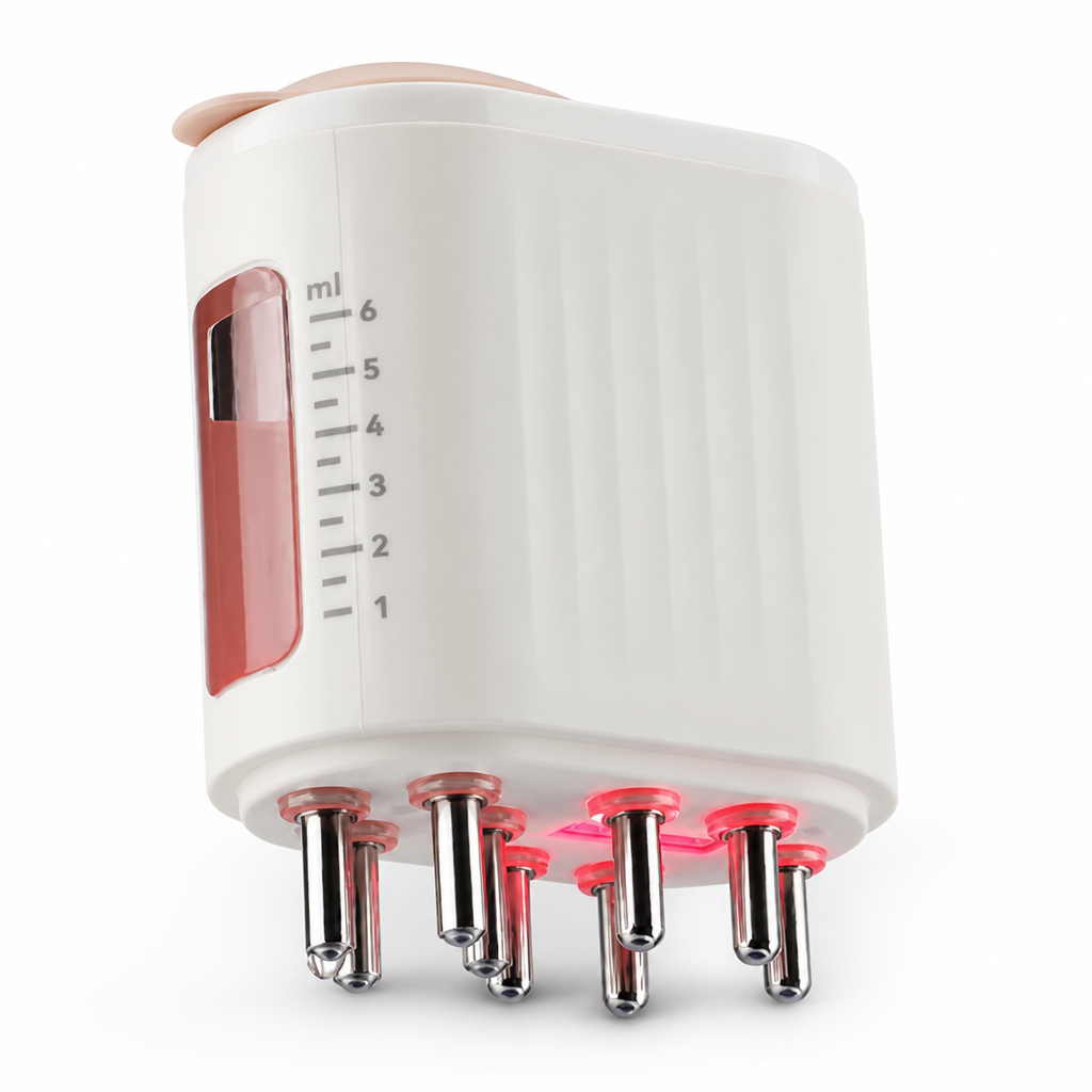 Scalp Massager Red Light Therapy & Oil Applicator