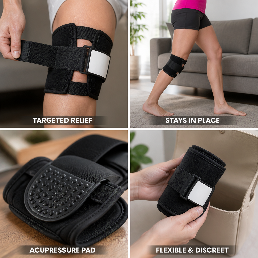 Sciatica Knee Brace Acupressure Pad FDA Class 1