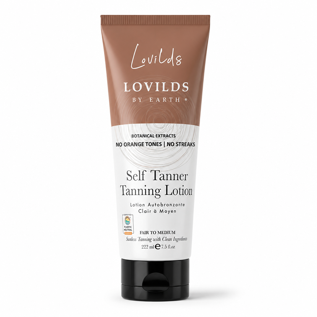 Self-Tanning Lotion Fast-Absorbing Streak-Free Hydrating