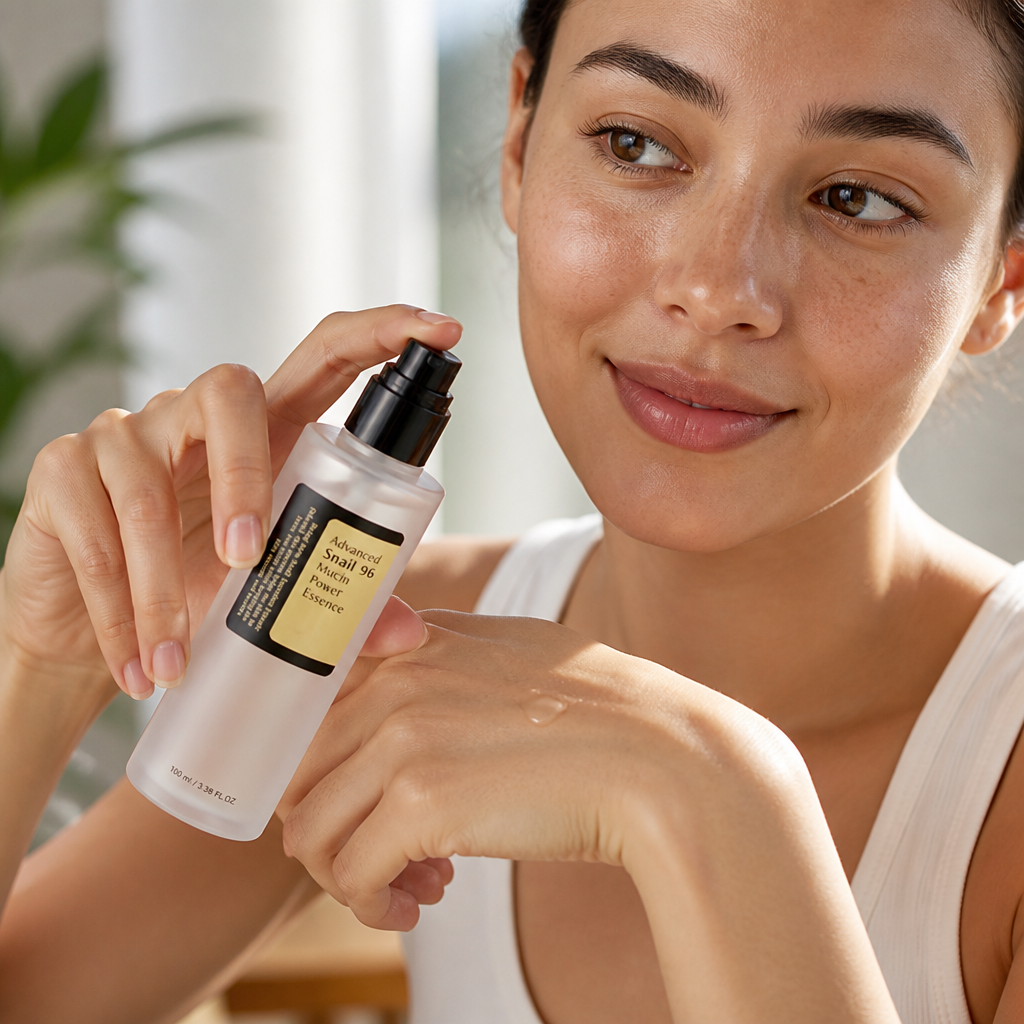 Serum Snail Mucin Repairing Hyaluronic & Glycolic Acids