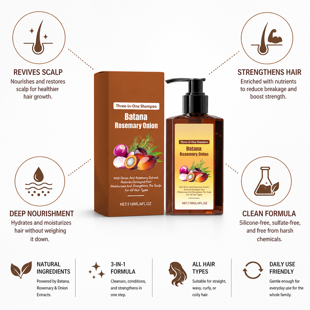 Shampoo 3-in-1 Scalp Revival & Strengthening