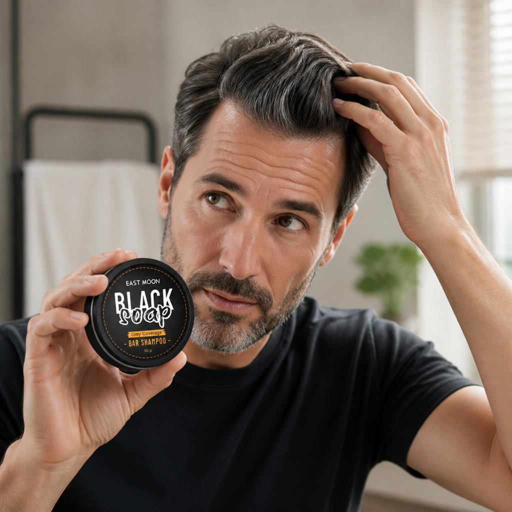 Shampoo Gradual Gray Reduction Shea Butter & Charcoal