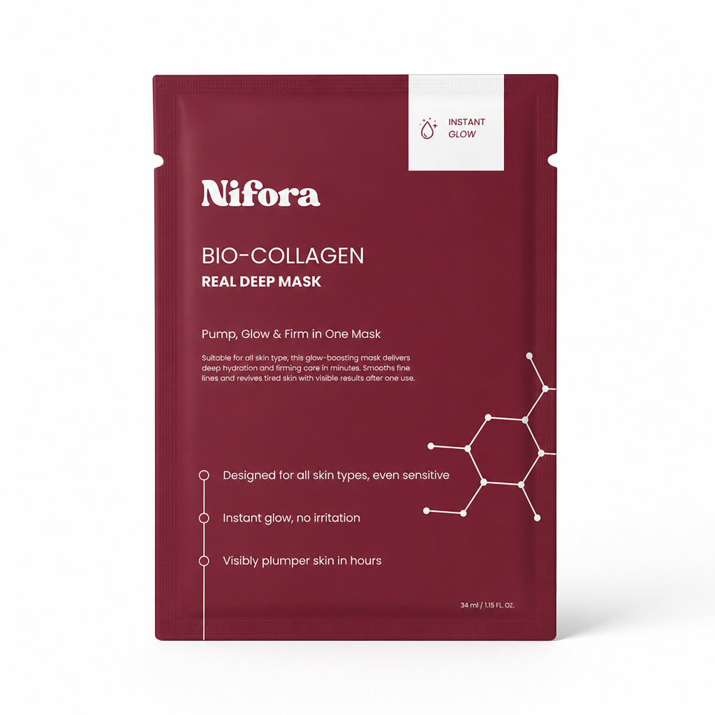 Sheet Mask 25% Bio-Collagen Hyaluronic Acid & Niacinamide
