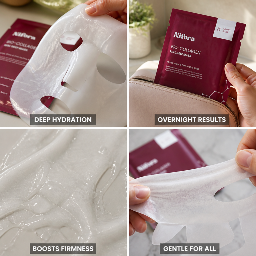 Sheet Mask 25% Bio-Collagen Hyaluronic Acid & Niacinamide