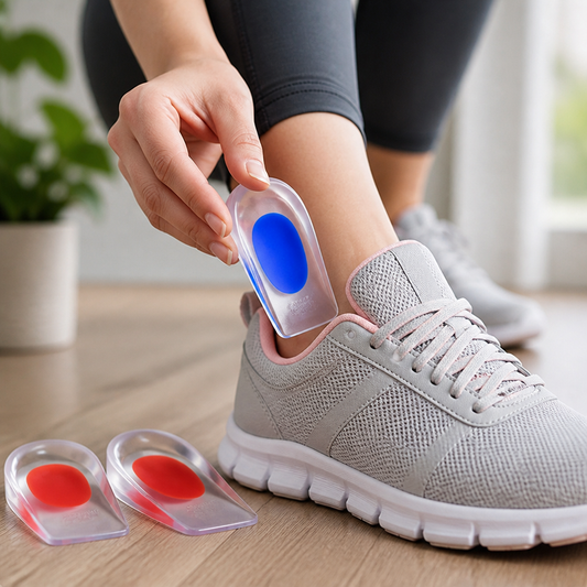 Shoe Heel Pads Silicone Shock-Absorbing 3 Pairs