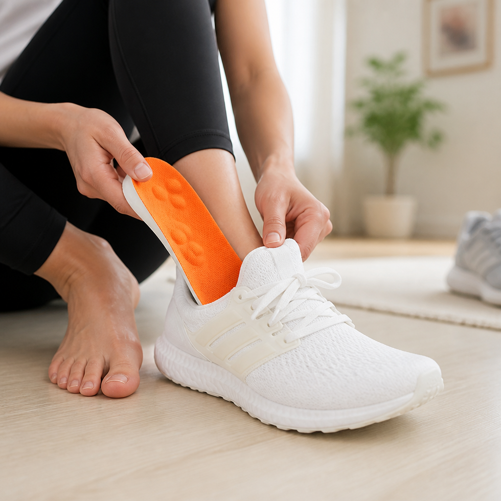Shoe Insoles 4D Shock-Absorbing All-Day Comfort