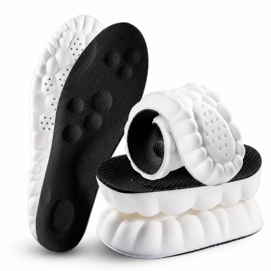 Shoe Insoles 4D Shock-Absorbing All-Day Comfort