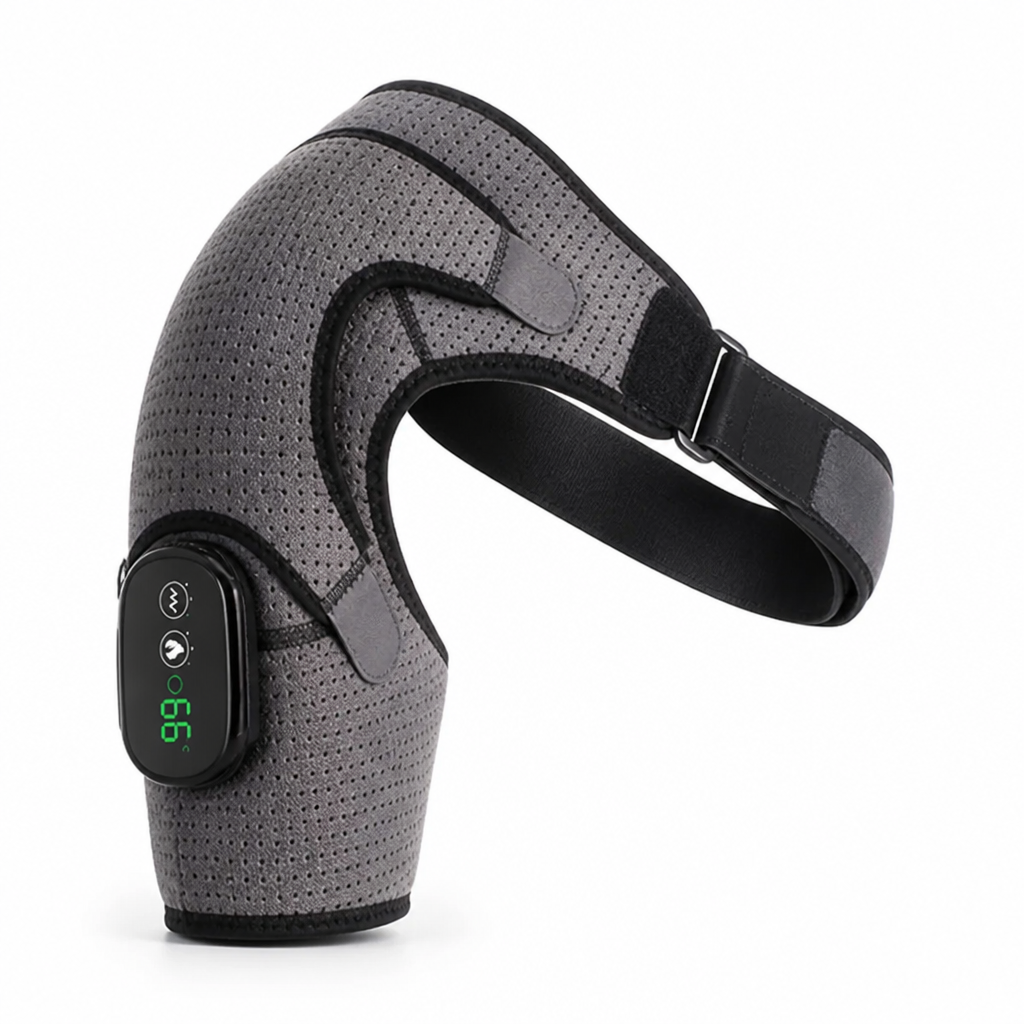 Shoulder Brace 3-Mode Heat & Massage USB Rechargeable