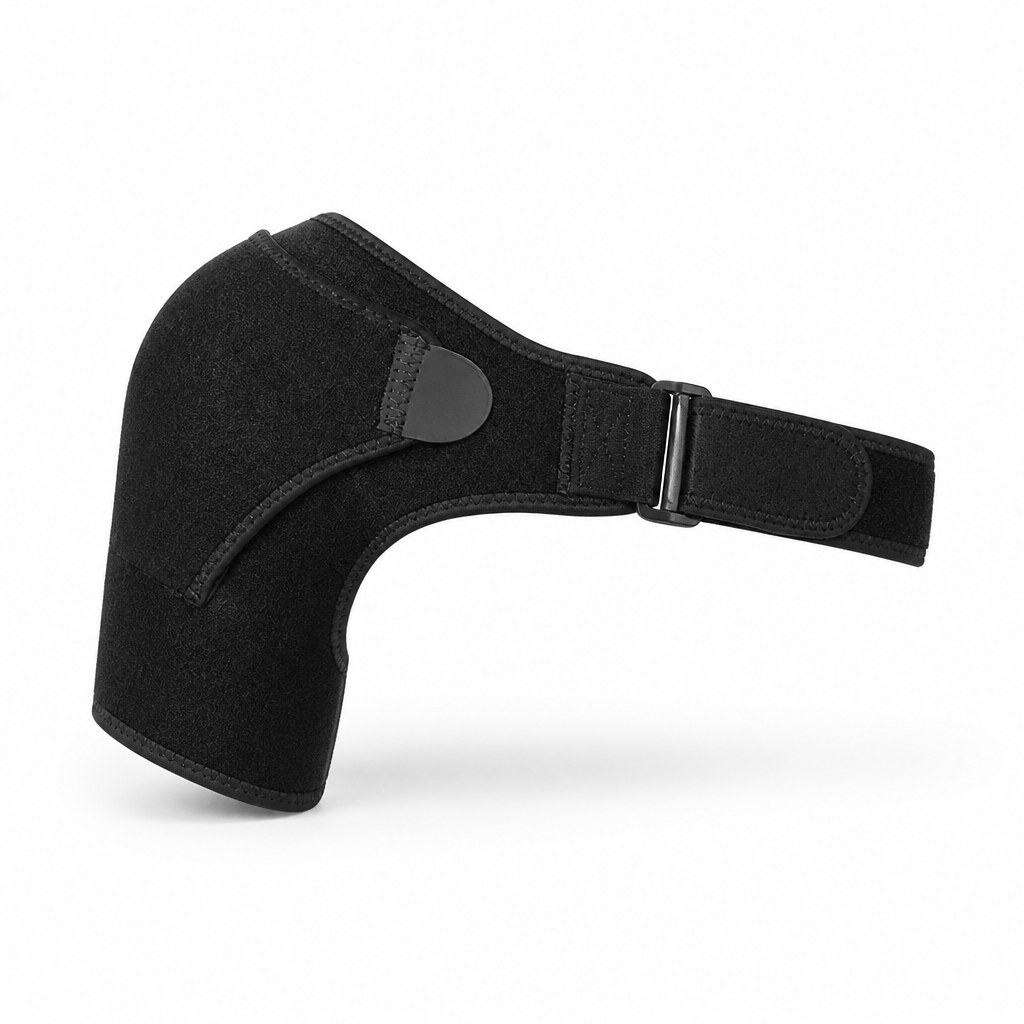 Shoulder Brace Adjustable Compression Ergonomic Fits 24-46 In Chest