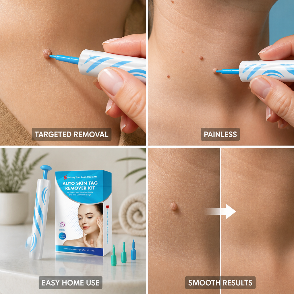 Skin Tag & Wart Removal Kit Targeted Fast-Acting At-Home