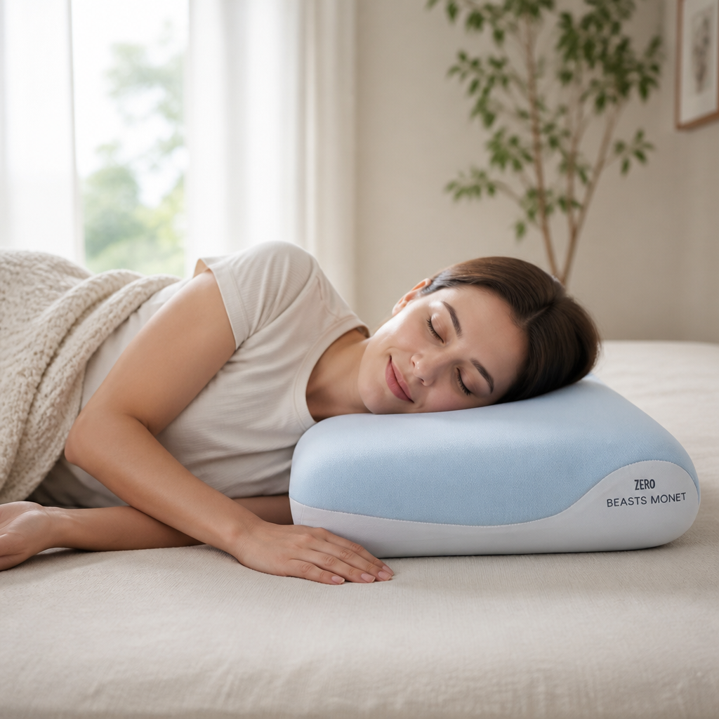 Sleep Mat Ergonomic Memory Foam Removable & Machine-Washable Cover