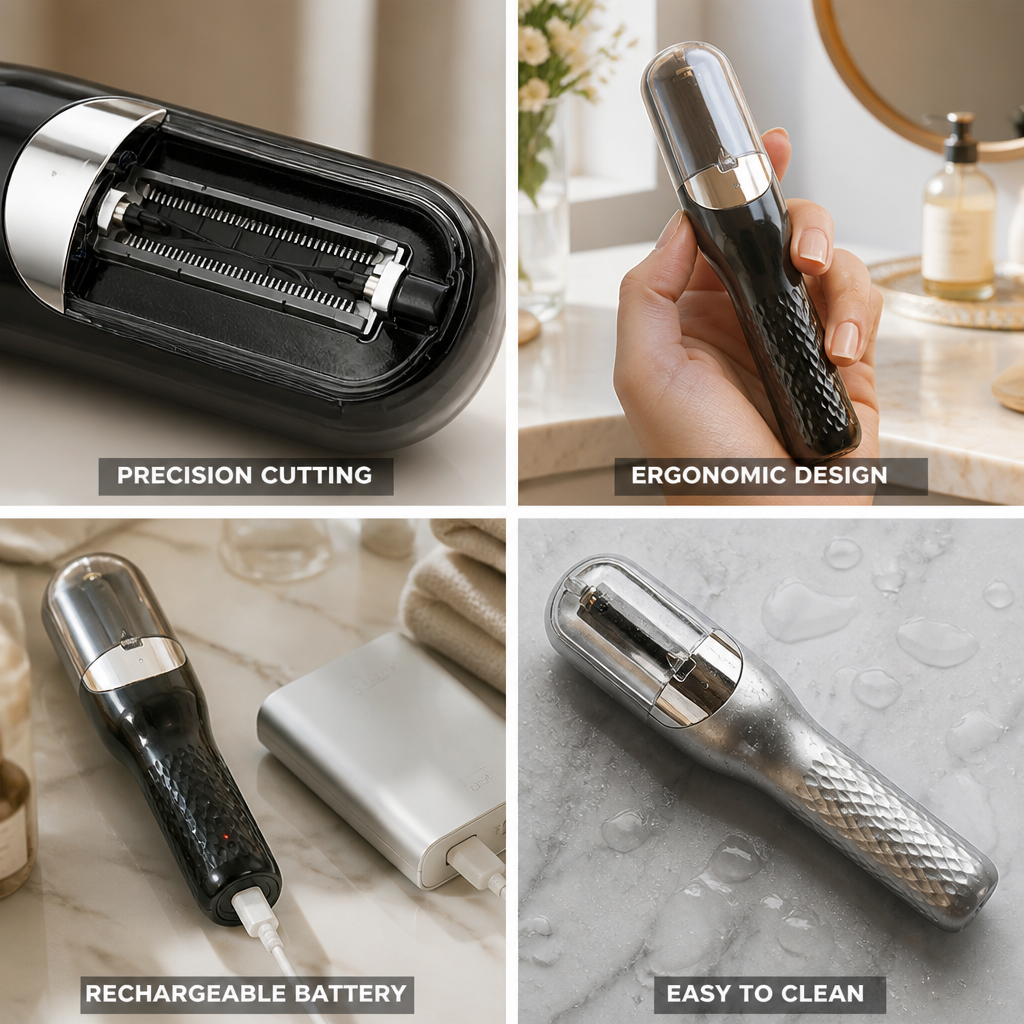 Split-End Trimmer Precision Split-Tip Rechargeable
