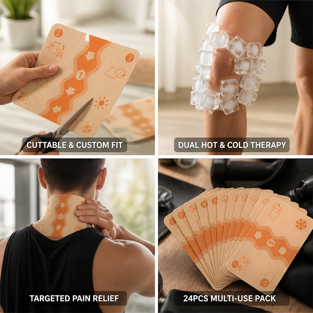Sports Bandage Dual Cold & Hot Cuttable 24 Pieces